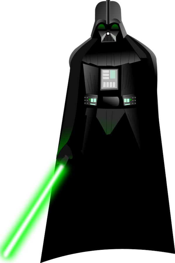 Darth Vader Clipart Silhouette - Darth Vader To Download (600x899), Png Download