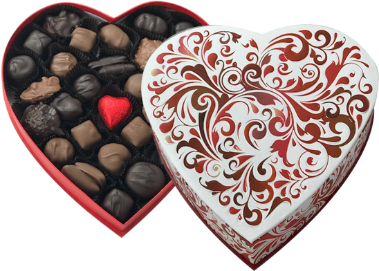 Classic Chocolate Assortment - Chocolate (576x428), Png Download