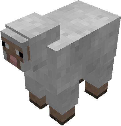 Sheep Head Icon By Coopad On Deviantart - Minecraft Sheep Png (423x439), Png Download