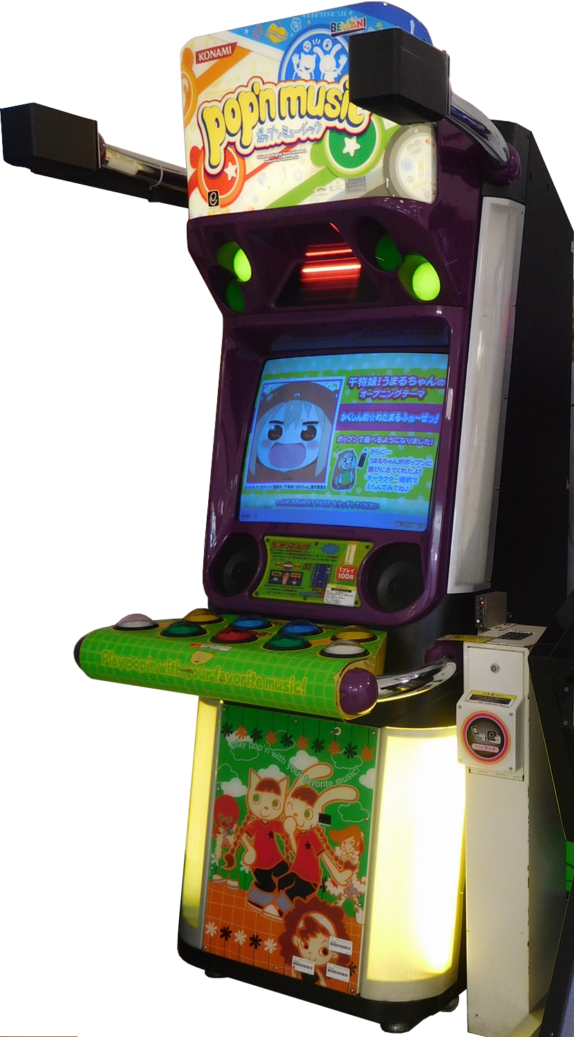 Pop'n Music - Pop And Music Game (830x1500), Png Download