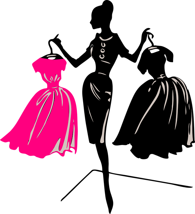 Manequim Desenho Png - Vendeuse Pret A Porter (657x720), Png Download