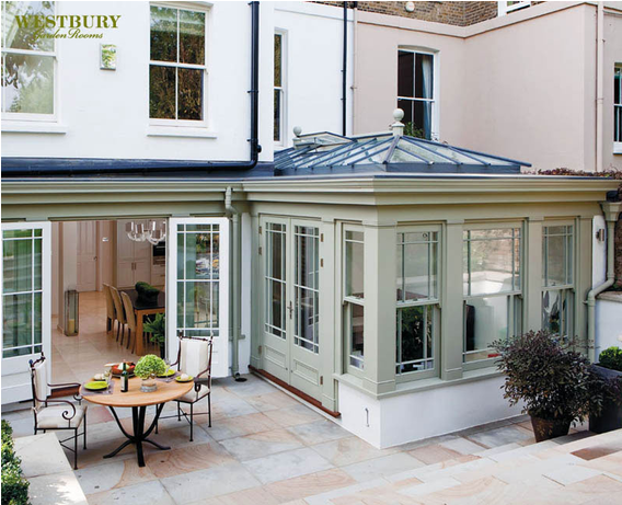Flat Roof Extension Orangery (809x460), Png Download
