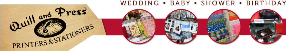 Quill And Press Inc - Label (960x244), Png Download