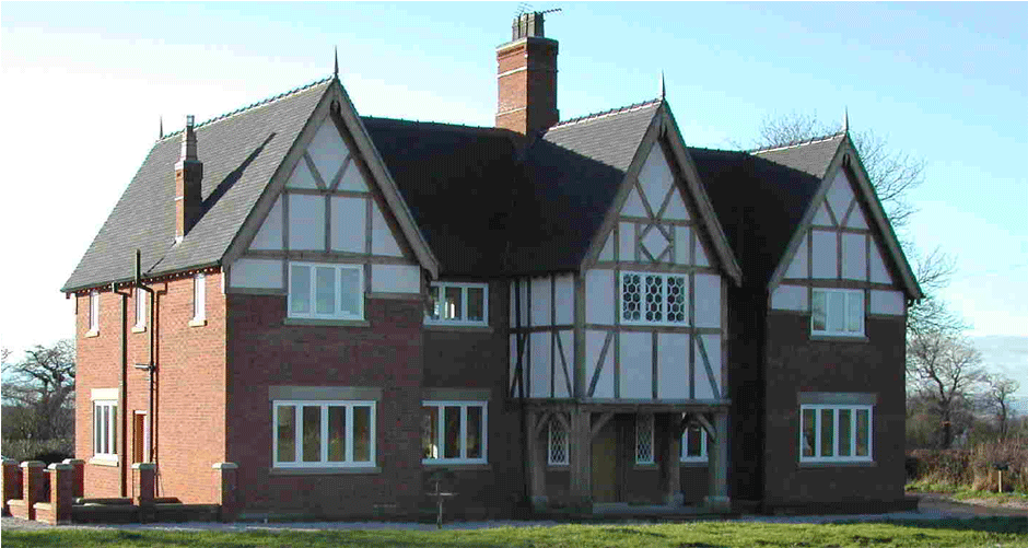 Home » Victorian Style Oak Frame House - Roof (1170x500), Png Download