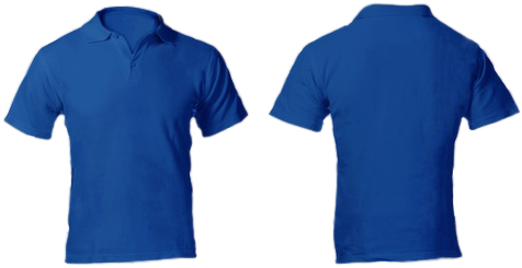 Foto Em Manequim Invisível - Green Polo Shirt Template (500x294), Png Download