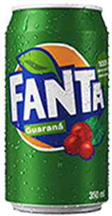 Fanta Guaraná Lata 350ml - Fanta Uva (454x595), Png Download
