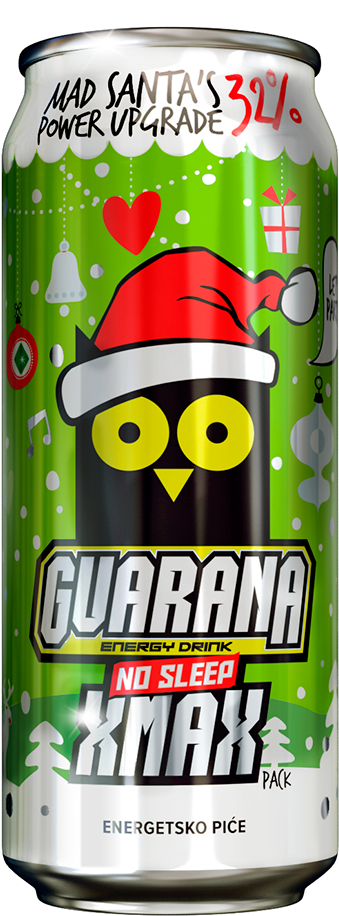 Guarana Energy Drink Design (600x989), Png Download