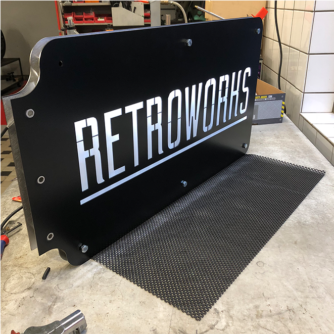 Retroworks Signboard - Steel (880x660), Png Download