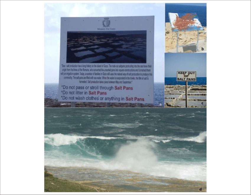 At Xwejni Bay - Sign (850x661), Png Download