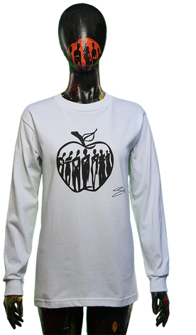 "the Cool People Of The Big Apple" Painted T-shirt - Hoodie (498x498), Png Download