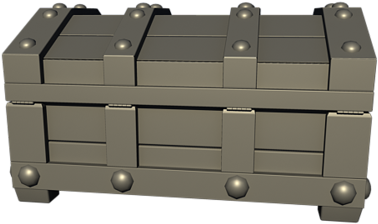 Treasure Box 3d Model Max Obj Mtl Fbx Ma Mb 1 - Wood (500x500), Png Download
