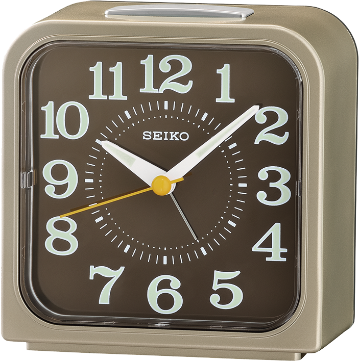 Seiko Qhk048s Bell Alarm Clock With Snooze (792x1032), Png Download