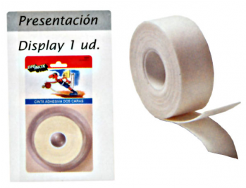 Cinta Adhesiva Dos Caras 2,5mx25mm B62040b Brinox - Brinox ? Ruban Adhesif Aux Deux Visages, Blanc, B70330b (348x348), Png Download