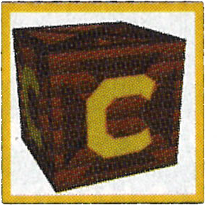 Crash 2 Japanese Checkpoint - Crash Bandicoot 2: Cortex Strikes Back (356x356), Png Download