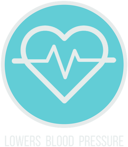 Lowers Blood Pressure Icon - White Well Being Icon Png (500x600), Png Download