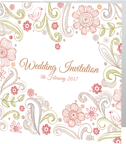 Birds & Swirls 3d - Picture Frame (500x500), Png Download