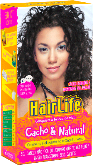 Hairlife Curly&natural Relaxation And Curling Kit - Hair Life Super Cachos (600x600), Png Download