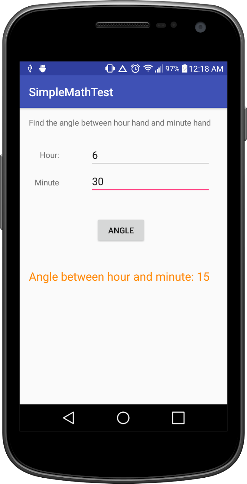 Here Is The Acutal Output Of Snapshot - Empty Android App (817x1600), Png Download