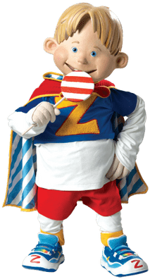 Ziggy Eating A Lolly - Ziggy Character Lazy Town (400x400), Png Download