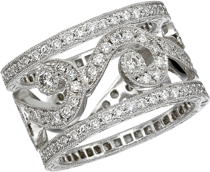 Diamond Band Modern Design (700x700), Png Download