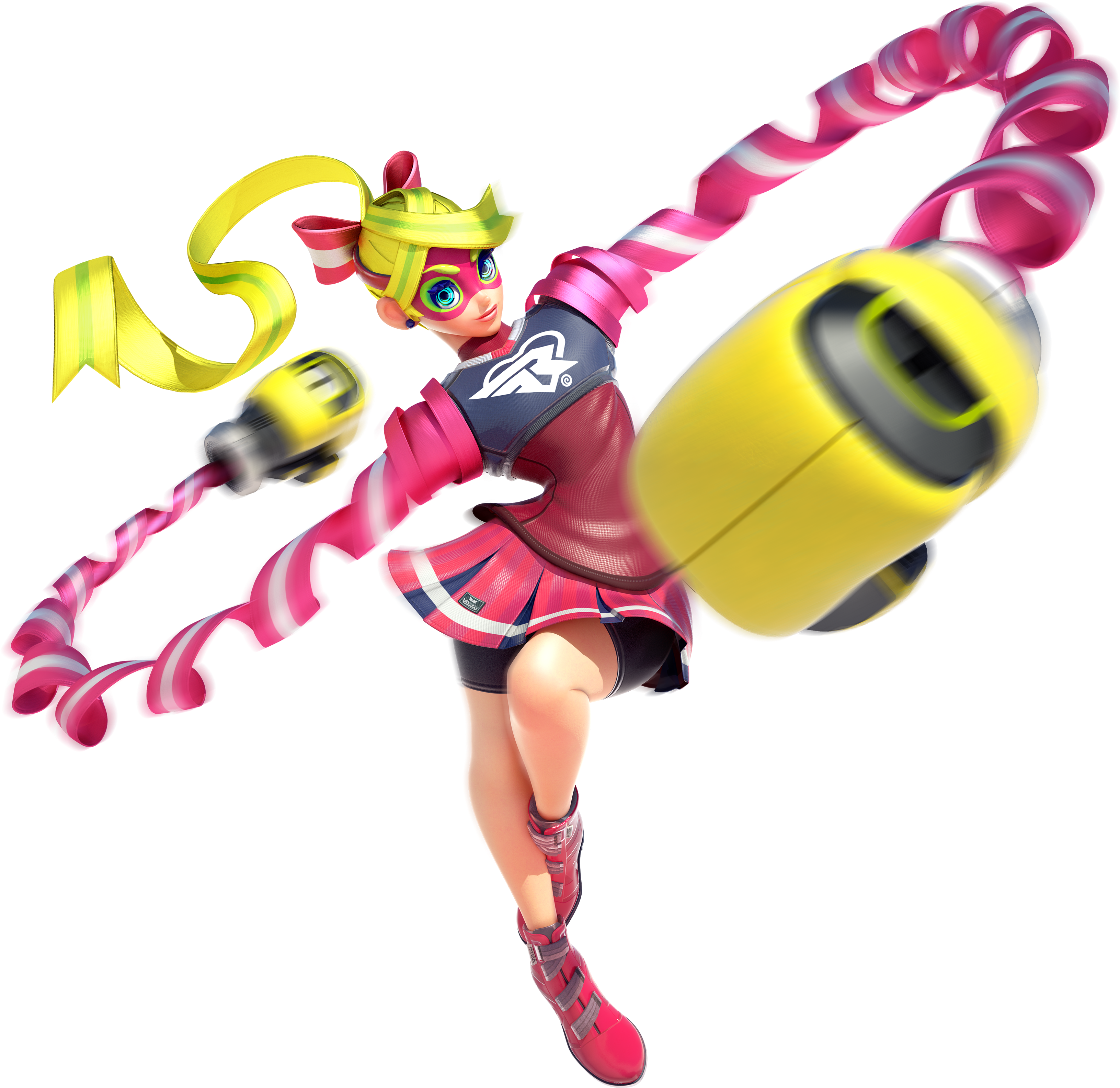 Ribbon Girl - Arms - Ribbon Girl Arms Nintendo (3500x3500), Png Download