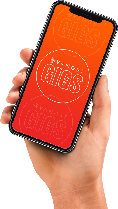 Gigs Splash Page On Iphone - Mobile Phone (388x685), Png Download