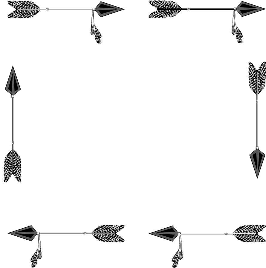 Tribal Arrow Frame Rectangular - Transparent Arrow Frame (1004x1004), Png Download