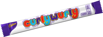 Cadbury Curly Wurly (600x271), Png Download