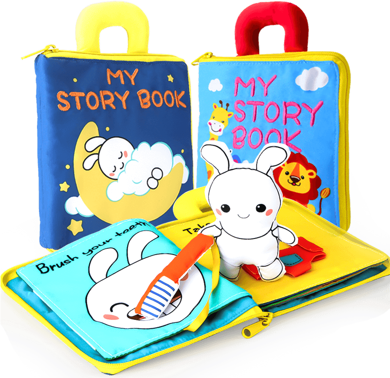 Beienshi Early Education Stereo Cloth Book Baby Tearing - Toy (800x800), Png Download