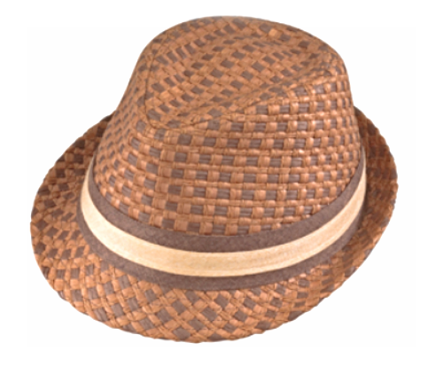 Henschel 62958 Fine Paper Braid Straw Woven Stingy - Henschel Fine Paper Braid Straw Woven Stingy Brim Fedora (500x422), Png Download