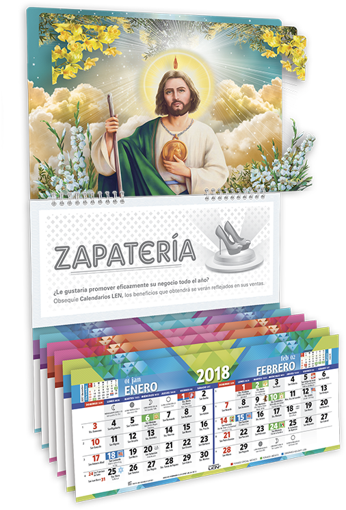 Calendario De Pared Con Efectos Especiales [san Judas - Wall (780x780), Png Download