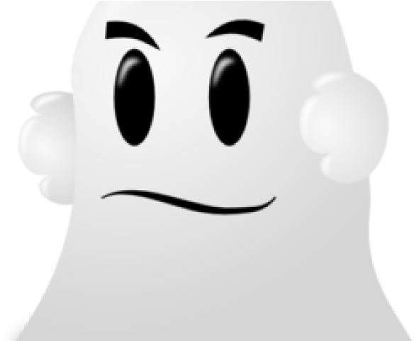 Ghost Face Cliparts - Freundlicher Halloween-geist Karte (640x480), Png Download