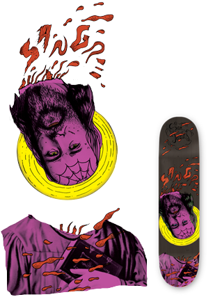 San Judas Tadeo - Cachiporra San Judas Tadeo (306x427), Png Download