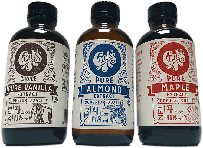 3 Flavor Extract - Glass Bottle (671x488), Png Download