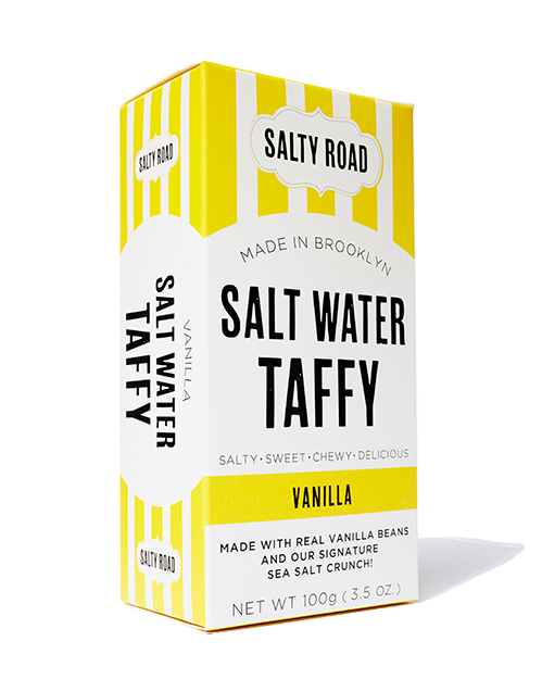 Salt Clipart Vanilla Extract - Salty Road Sea Salt Caramel Salt Water Taffy (499x625), Png Download
