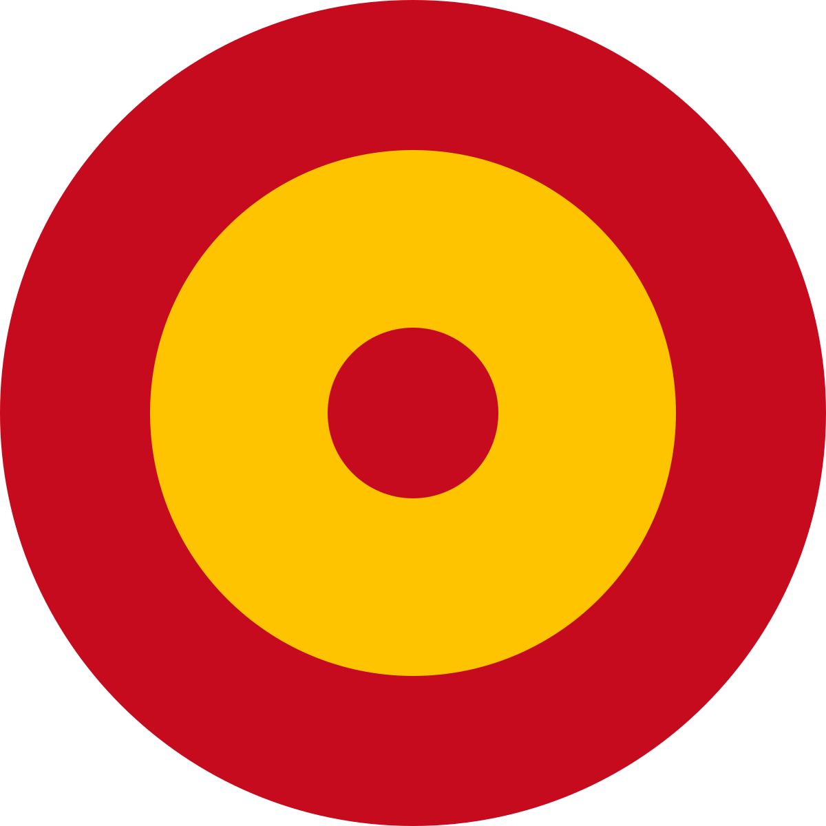 Spanish Air Force Roundel (1200x1200), Png Download