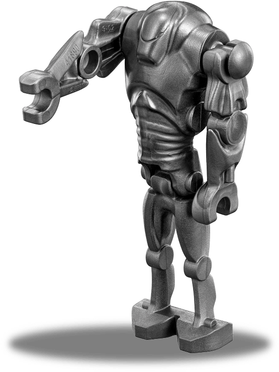 Super Battle Droid™ - Lego Star Wars Battle Droid Png (672x896), Png Download