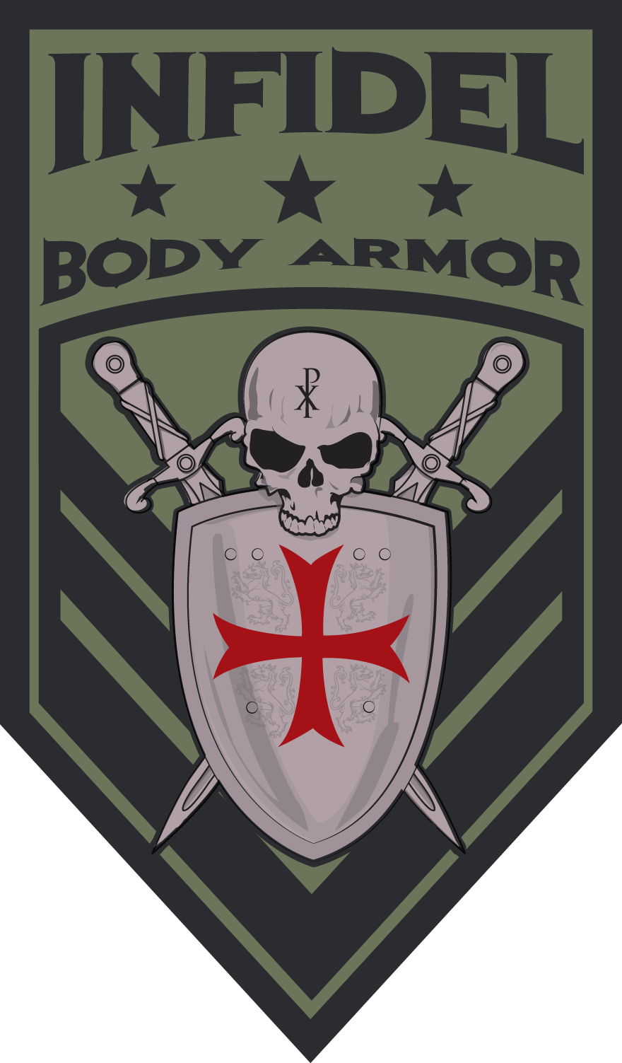 Reviews - Decals - $2 - 00 - Infidel Body Armor, Bulletproof - Sergeant (880x1503), Png Download