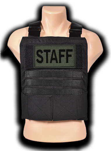 Bulletproof Backpack Panel - Rc-pv-027 Staff Foliage Leadership Patch (380x530), Png Download