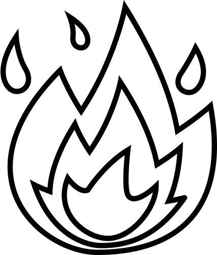 Emoji - Fire - Emoji (500x500), Png Download