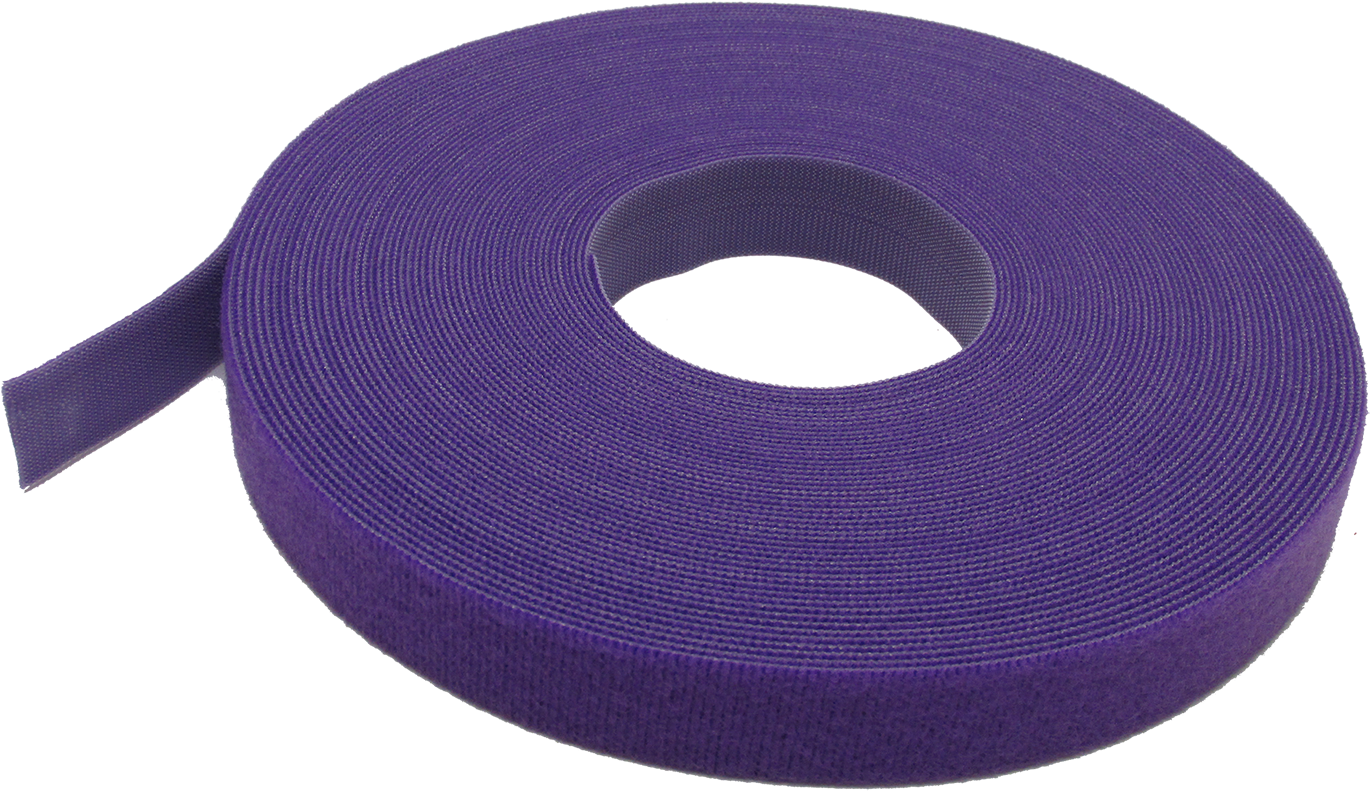 3/8" Purple One Wrap® Tape 25 Yard Rolls - Velcro 1 2 (1600x1600), Png Download