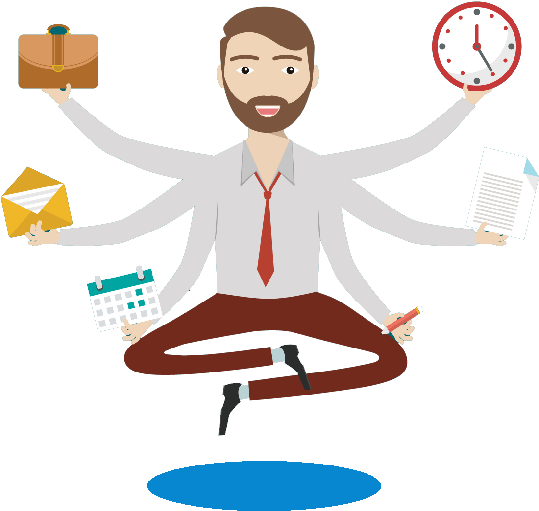 Virtual Personal Assistants For Busy People - Illustration (1300x1300), Png Download