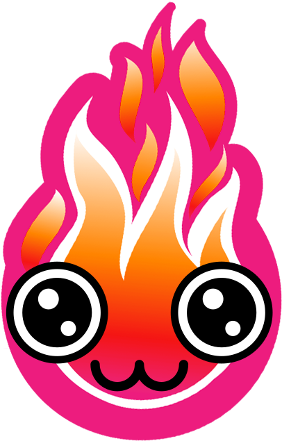 Hot Fire Flame Emojis Messages Sticker-11 - Sticker (406x635), Png Download