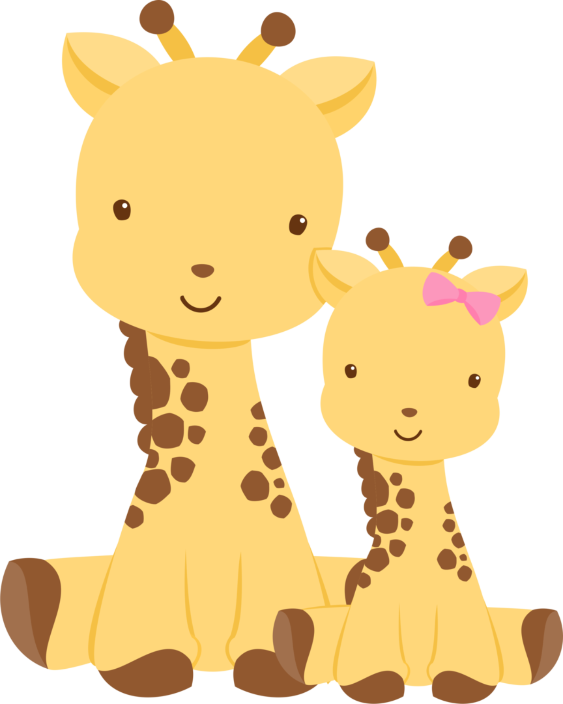 Invitacion Baby Shower Jirafa (1800x2250), Png Download