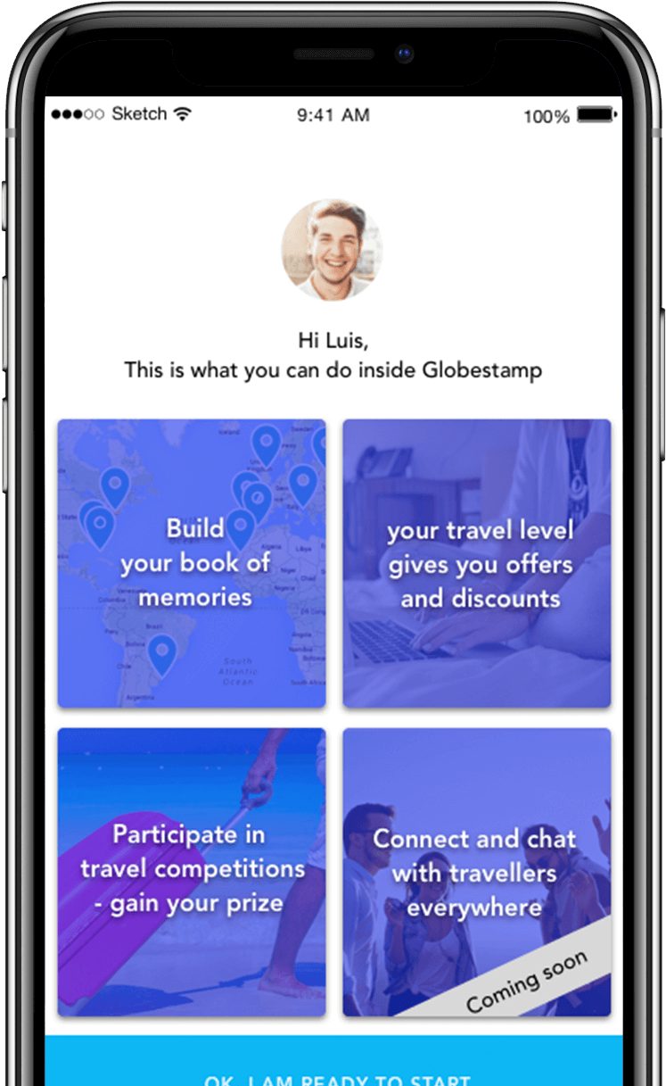 Gain Your Stamps Per Every Story You Share, Every Mile - Travel (893x1262), Png Download