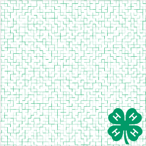 4 H Green Clover Scrapbook Paper Ls308 - 4 H Scrapbook Paper (400x300), Png Download