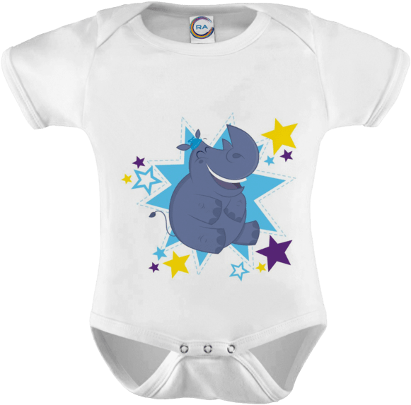 Body Infantil Elefantinho - Sitio Do Picapáu Amarelo Quindim (640x676), Png Download