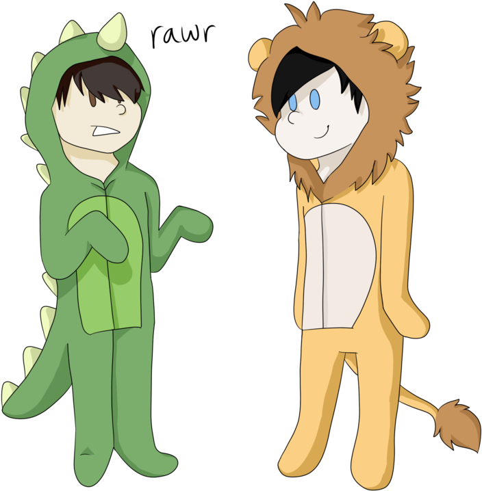 Danosaur And Phillion By Madlmca1900-d9txquf Dan And - Danosaur Fanart (1024x832), Png Download