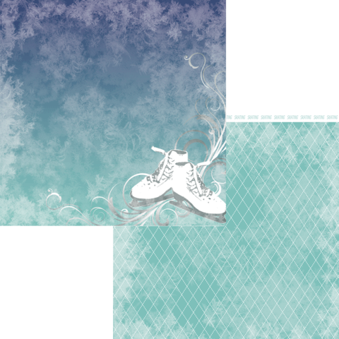 Winter Wonderland Ice Princess Scrapbook Paper - Moxxie Winterland Ice Princess Paper (480x480), Png Download