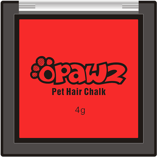 Pet Hair Chalk-red - Opawz Colour Chalks - White (800x800), Png Download